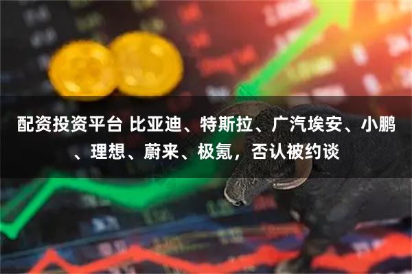 配资投资平台 比亚迪、特斯拉、广汽埃安、小鹏、理想、蔚来、极氪，否认被约谈